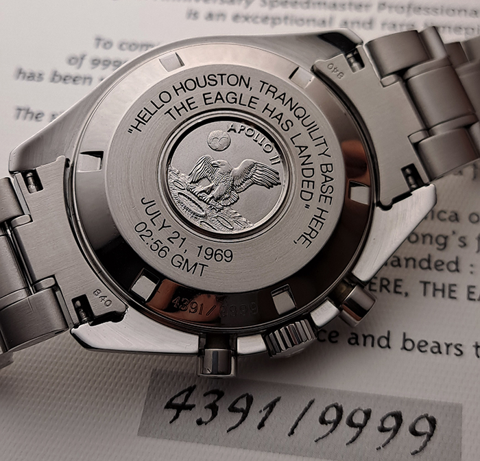 1999 Omega Speedmaster Moonwatch Apollo 11 Wristwatch Ref. 3560.50